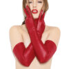 Merlot Matte Wet Look Gloves