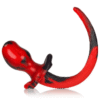 Oxballs - Red Swirl Puppy Tail Plug
