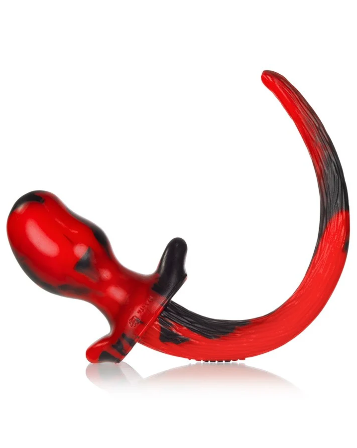 Oxballs - Red Swirl Puppy Tail Plug