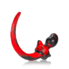Oxballs - Red Swirl Puppy Tail Plug