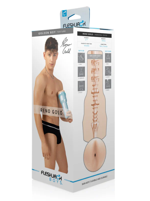 Fleshjack Boys Reno Gold Golden Boy