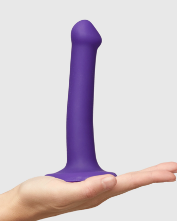 Strap-On-Me - Dual Density Bendable Dildo - Purple