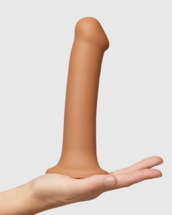 Strap-On-Me - Dual Density Bendable Dildo - Tan