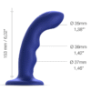 Strap-On-Me - G-Spot Tapping Wave Dildo