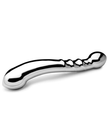 J-Curve Silver Twister Stainless Steel Dildo
