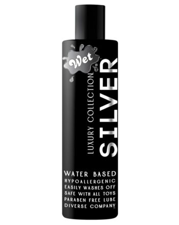 WET Silver Water Based 3.1 Fl oz/93mL