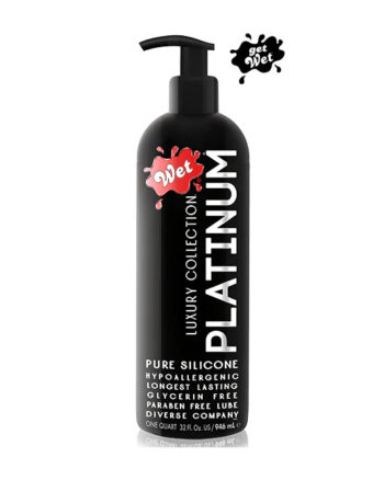 Wet Platinum Silicone Lubricant - 32 oz/946ml