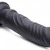 Zeus E-Stim Pro - E-Stim & Vibrating Silicone Shock Dildo