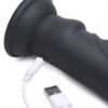 Zeus E-Stim Pro - E-Stim & Vibrating Silicone Shock Dildo