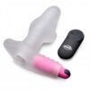 Frisky - 28X Fill'er Up Super Charged - Vibrating Love Tunnel with Remote