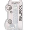Shots - RealRock - Realistic Dildo with Balls 8"/21cm - Clear