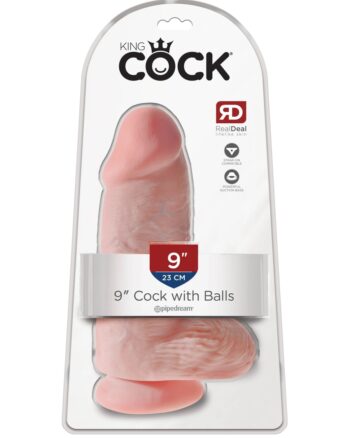King Cock - 9" Chubby With Balls