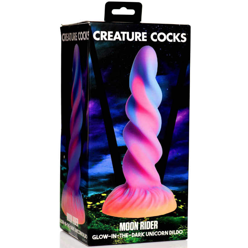 Creature Cocks - Glow-in-the-Dark Moon Rider Unicorn Dildo