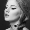 Bijoux Pour Toi - Rhinestones Silver Heart Choker