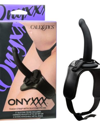 Onyxxx - Thigh Strap with Silicone Probe