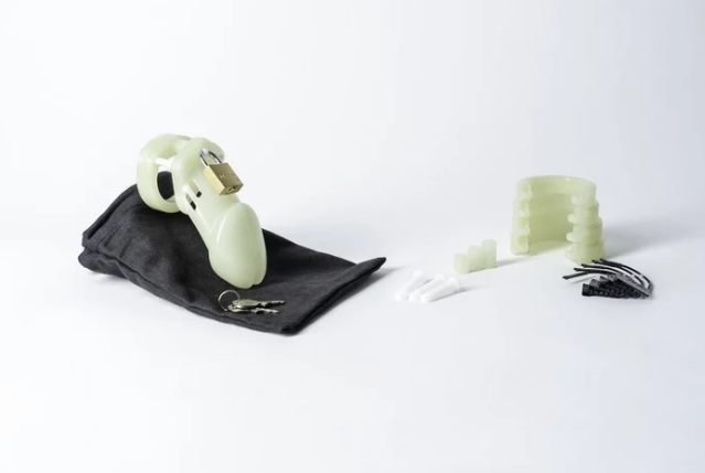 CBX-6000 - Glow 3 1/4" Chastity Cage