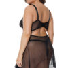 Rose Gold Floral Lace Chemise & Thong