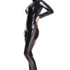 Vinyl & Mesh Zipper Catsuit