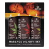 Hemp Seed - Gift Set of Three Holiday Massage Oils 2024