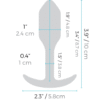 b-Vibe Vibrating Snug Plug 1 - Small
