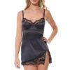Sensual Satin Side Slit Chemise