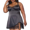 Sensual Satin Side Slit Chemise