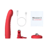 Lovense - Mission 2 Vibrating Suction Cup Dildo