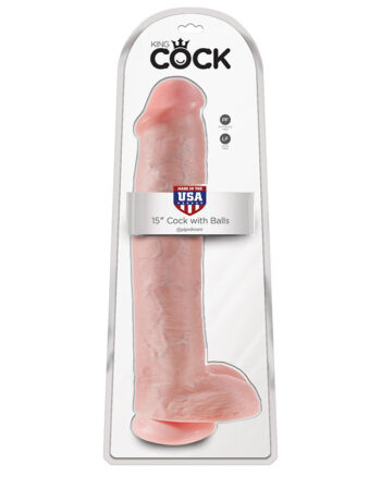King Cock - 15" Cock With Balls