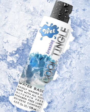 Wet Cool Tingle Waterbased Lube - 6 oz/178ml