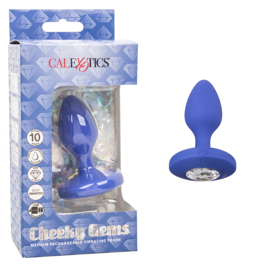 Cheeky Gems - Medium Rechargeable Vibrating Probe