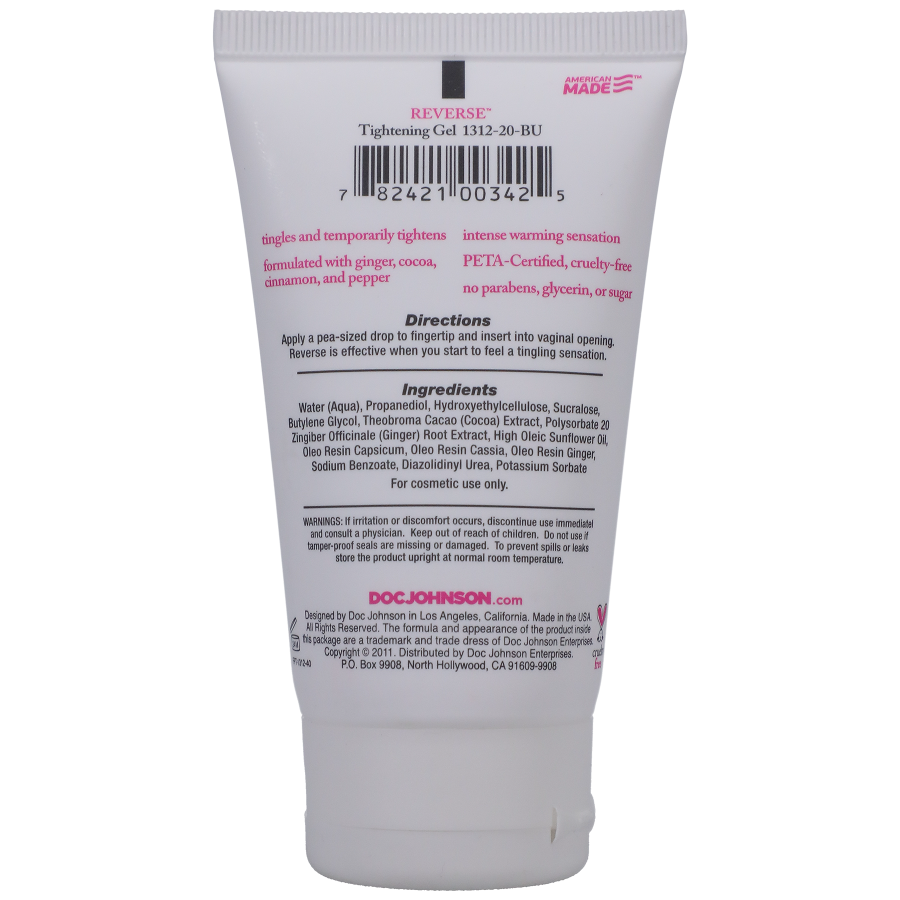 Intimate Enhancements - Reverse - Tightening Gel