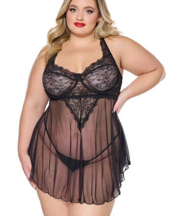 Dare To Bare Babydoll & G-String Set