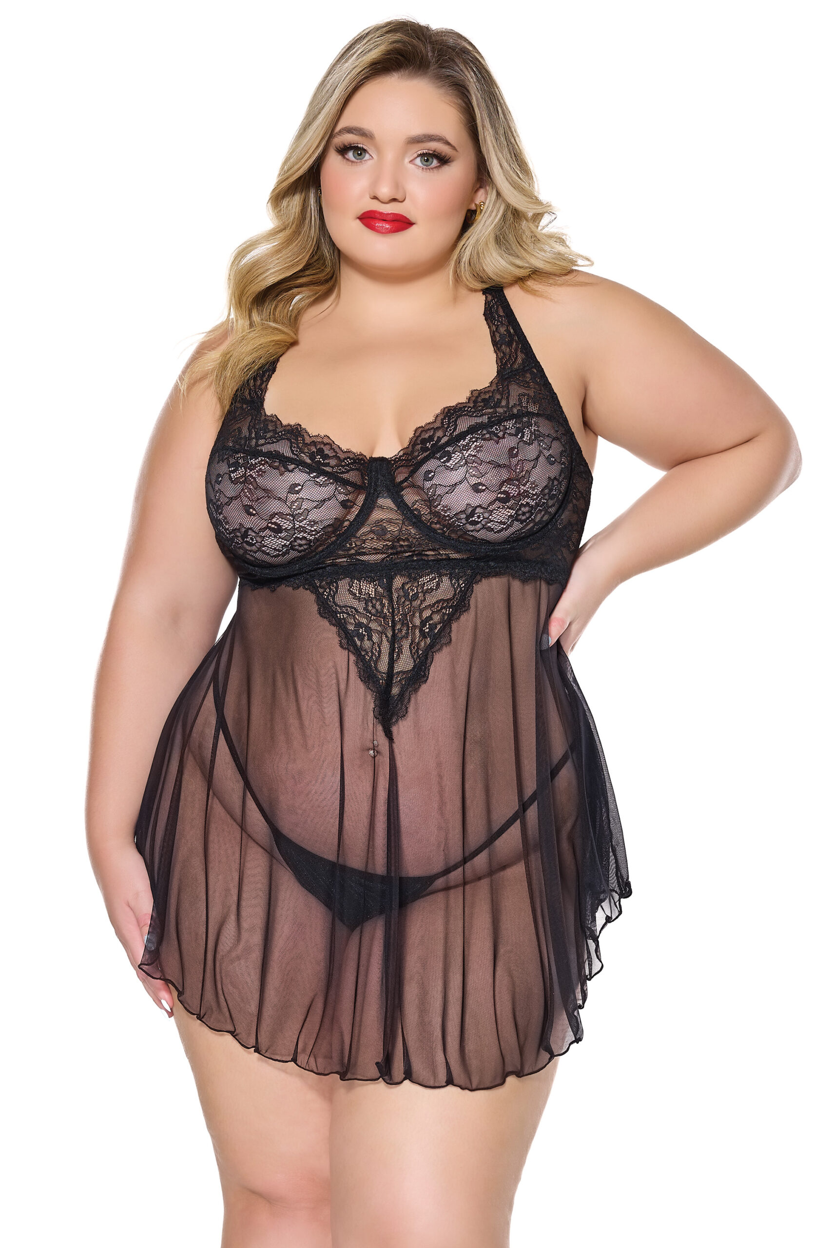 Dare To Bare Babydoll & G-String Set