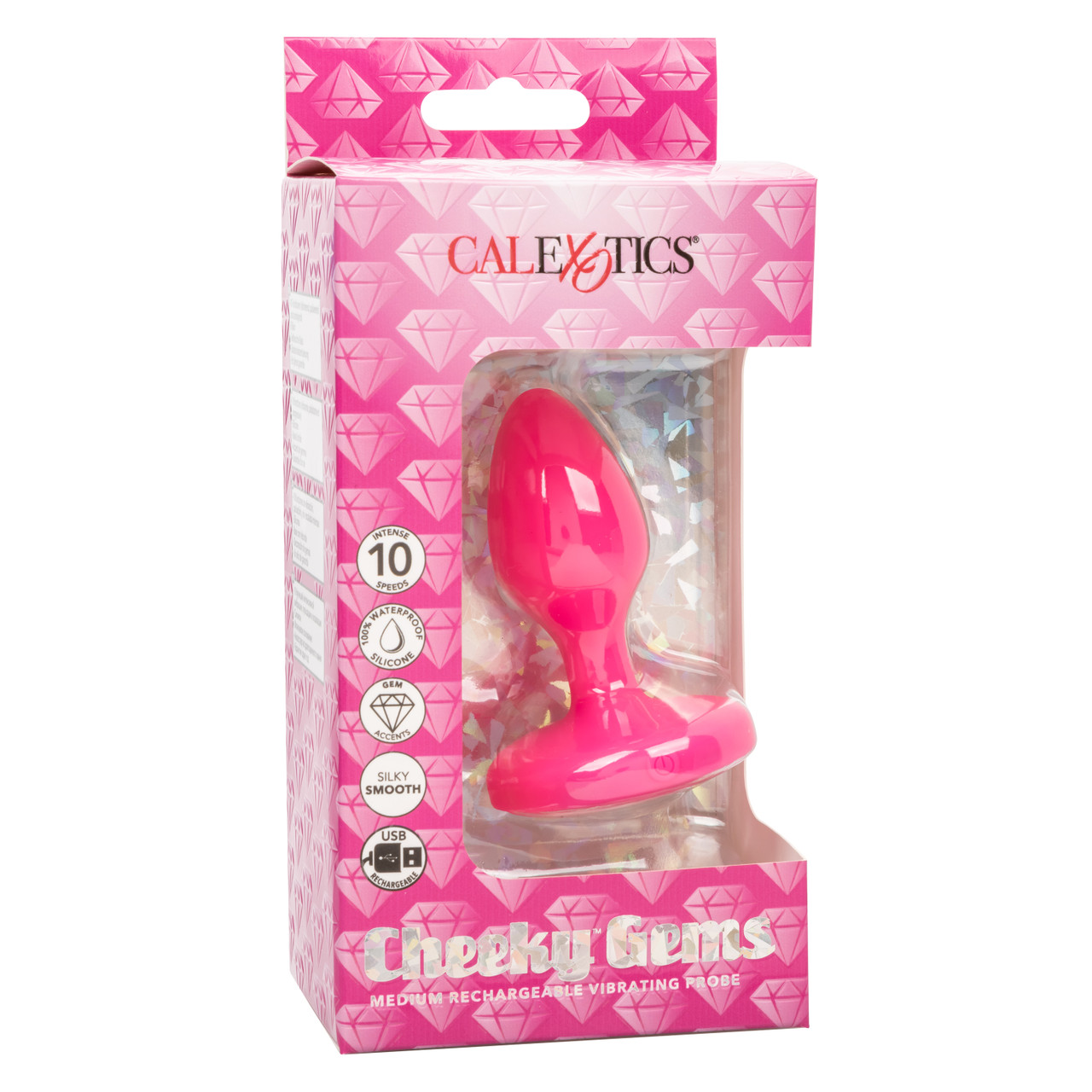 Cheeky Gems - Medium Rechargeable Vibrating Probe