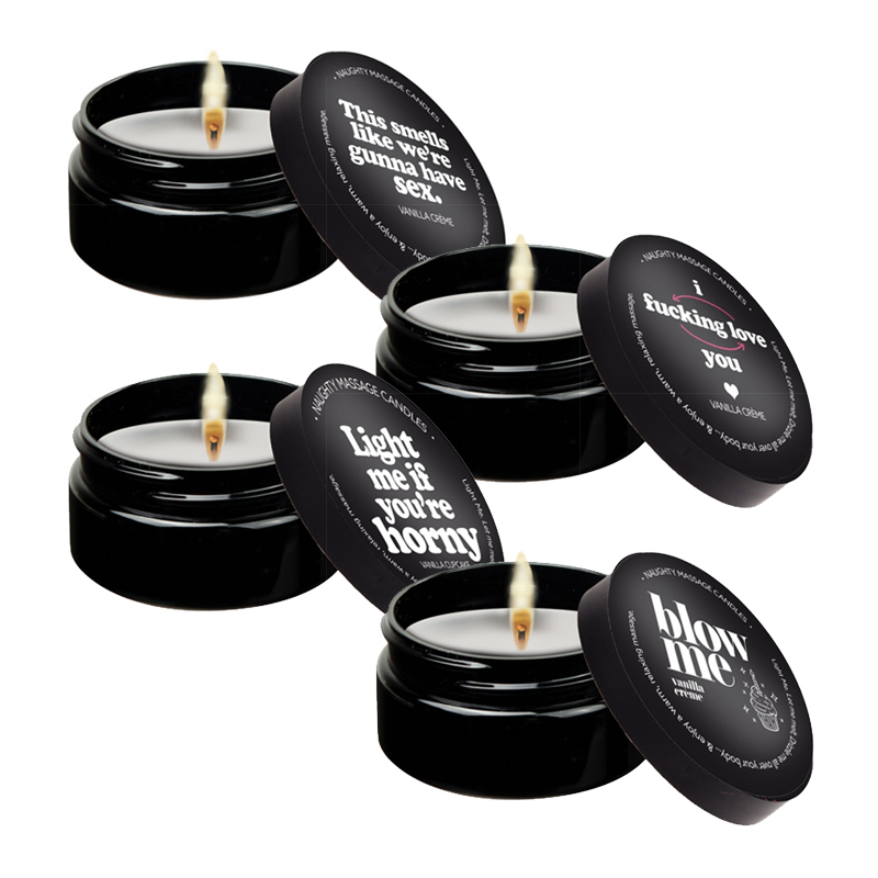 Kama Sutra - Vanilla Creme Naughty Massage Candles
