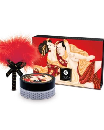 Shunga - Kissable Massage Powder Sparkling Strawberry Wine 2.65oz/75g