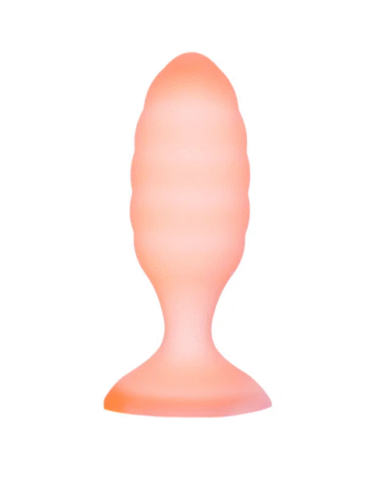 Softies - 4” Ribbed Anal Silicone Plug