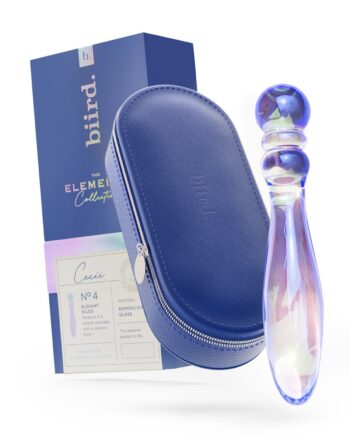 Biird Elements - Cecii No4 - Iridescent Glass Wand