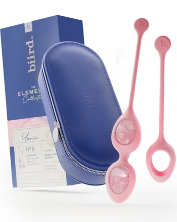 Biird Elements - Yonii No5 - Quartz Yoni Egg Set